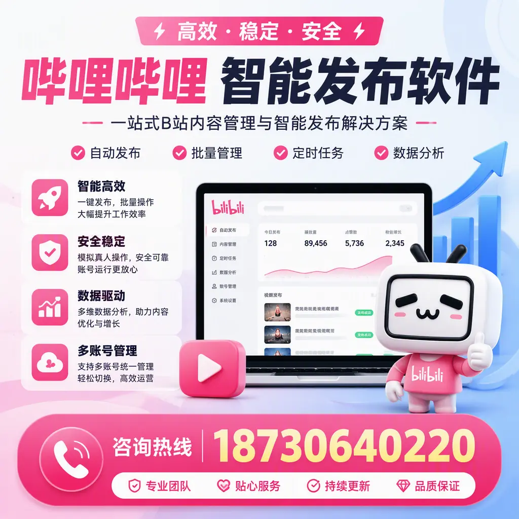 哔哩哔哩智能发布软件适用场景分析：在 安庆 的最佳实践