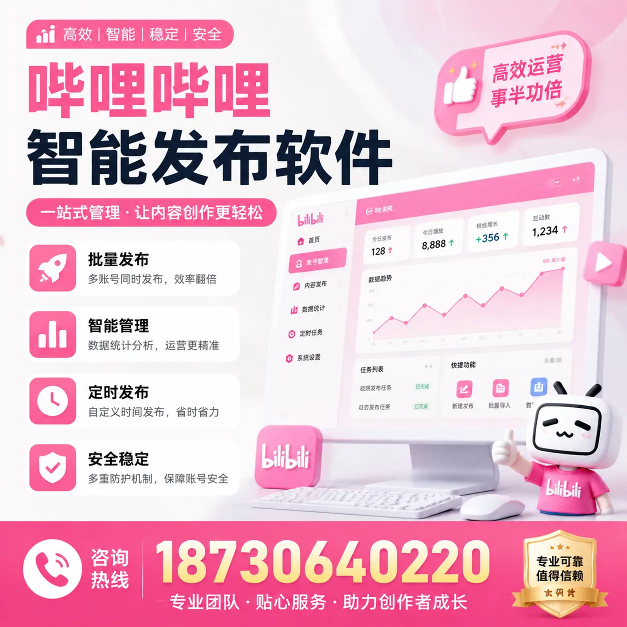 如何评估哔哩哔哩智能发布软件的ROI？安庆 企业必读